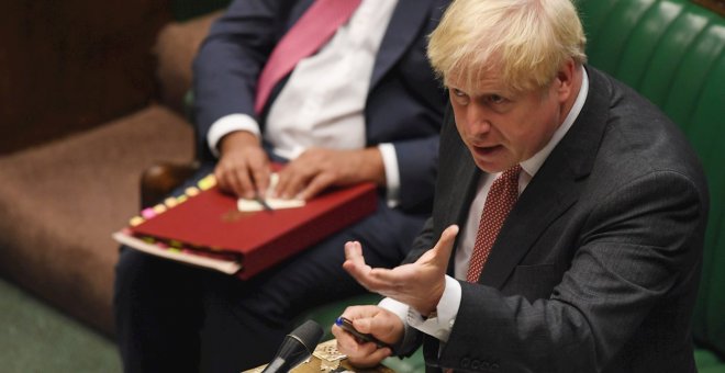 Johnson supera el primer trámite parlamentario para aprobar la ley que deroga partes clave del acuerdo del brexit