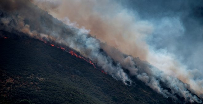 Las terribles consecuencias del fuego en Ourense, en imágenes