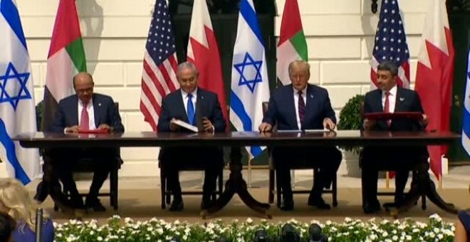 Israel normaliza relaciones con Emiratos Árabes y Bahrein y Trump se apunta el tanto