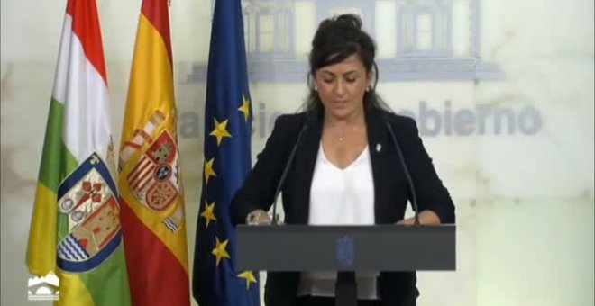 La presidenta de La Rioja, Concha Andreu, alerta: "Tenemos la ocupación en las UCI al 90%"