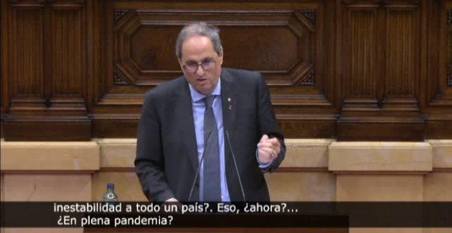 El presidente de la Generalitat no convoca elecciones a pesar de que mañana puede ser inhabilitado
