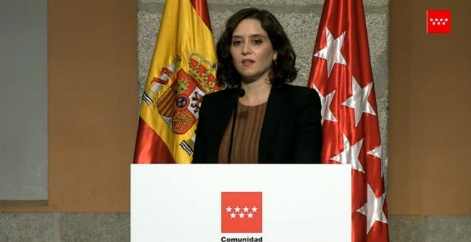 Ayuso anuncia las medidas restrictivas para la Comunidad de Madrid