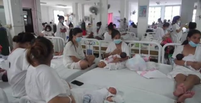 Preocupación en una de las maternidades más grandes del mundo en Filipinas por el riesgo de contagio