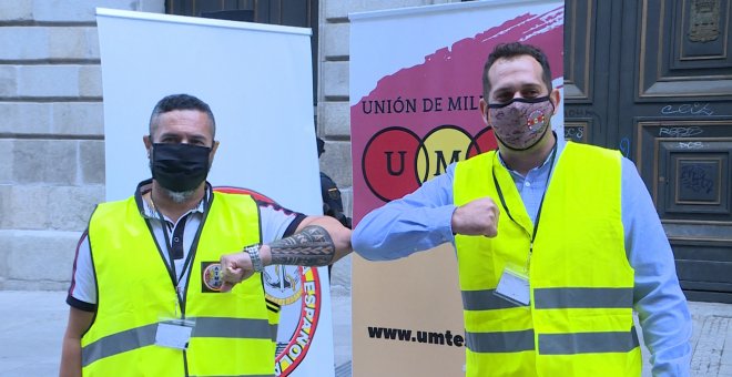 Manifestación en defensa de retribuciones "dignas" para las Fuerzas Armadas