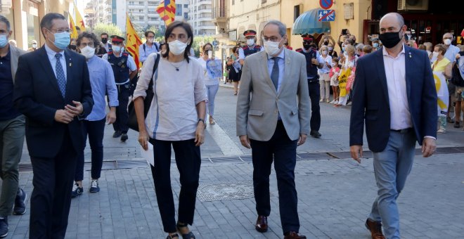 Torra i Sánchez s'enreden en una espiral de desqualificacions a les portes de la inhabilitació del president català