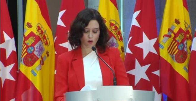 Díaz Ayuso: "Si tenemos una proyección preocupante en otras zonas de Madrid con respecto al virus también aplicaríamos medidas"