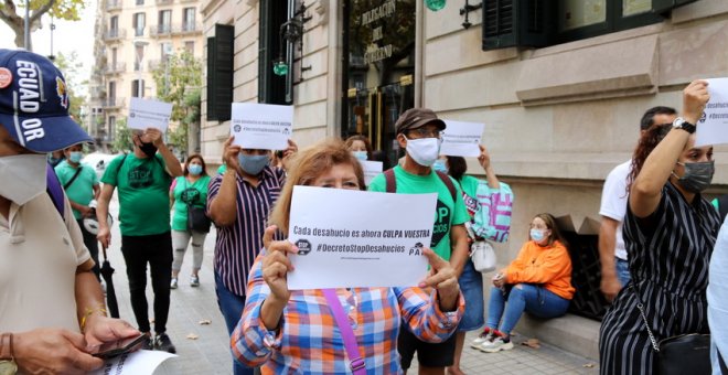 La PAH exigeix al Govern espanyol la pròrroga de la moratòria hipotecària decretada per la pandèmia