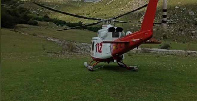 Evacuada una senderista con un ataque de ansiedad en los Picos de Europa