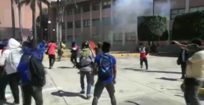 Protestas en México cuando se cumplen seis años de la desaparición de 43 estudiantes