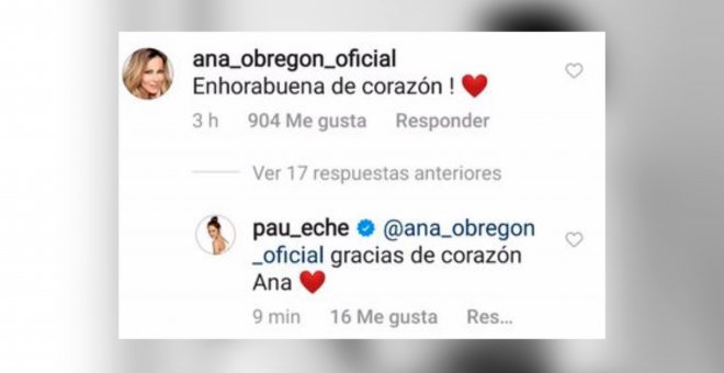 La emocionante felicitación de Ana Obregón a Paula Echevarría por su embarazo