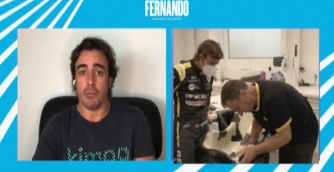Fernando Alonso presenta su documental: "Vuelvo a la Fórmula 1 por y para intentar ganar"