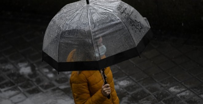 Lluvias fuertes en el oeste de Galicia y temperaturas en descenso