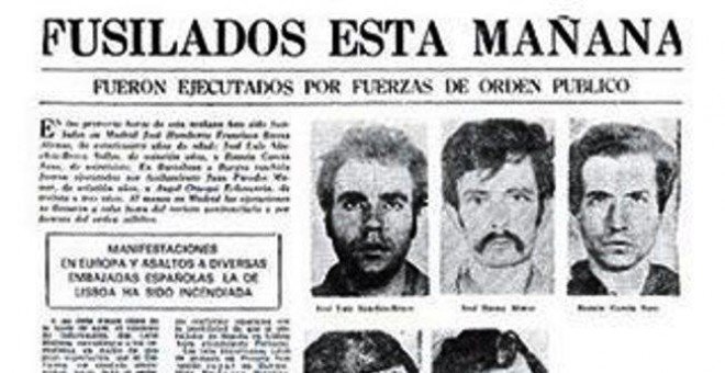 45 anys dels darrers afusellaments del franquisme, un dels últims cops més durs del règim