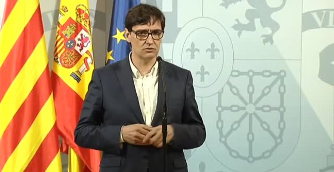 Salvador Illa emplaza a Madrid a "escuchar a la ciencia" y a "revisar sus decisiones" ante la situación de "serio riesgo sanitario"