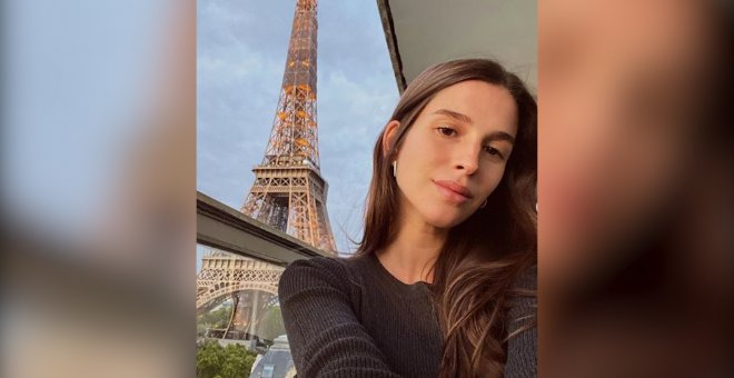 Sandra Gago disfruta de una escapada por París