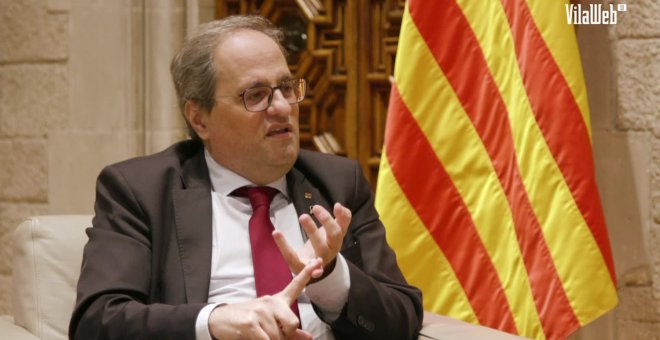 Torra: "La represión incluso puede venir de ámbitos de la autonomía"