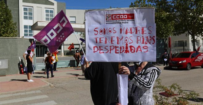 Despedidas por pedir EPIs y mascarillas para trabajar en una residencia de Madrid