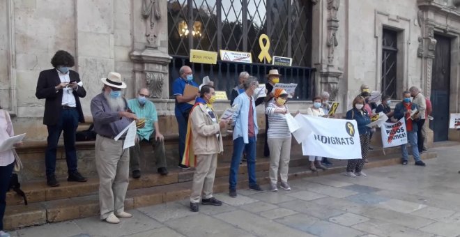 Concentración en Palma en apoyo a Quim Torra