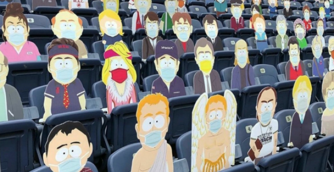 ¿Qué equipo (y no es broma) ha llenado su grada con personajes de 'South Park'?