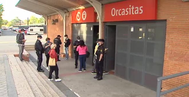 La Policía Nacional refuerza el control de las zonas con restricciones en Madrid