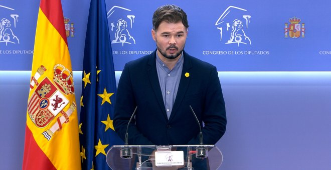 Rufián ve una "guerra judicial"