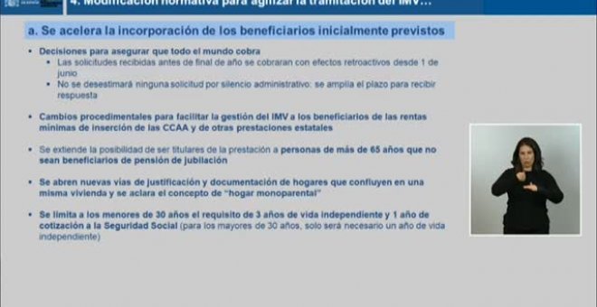 Escrivá prevé duplicar en un mes los beneficiarios del ingreso mínimo hasta los 180.000 hogares