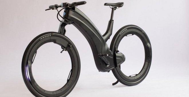 Esta es una bicicleta eléctrica con llantas fijas que puedes comprar aunque parezca un prototipo