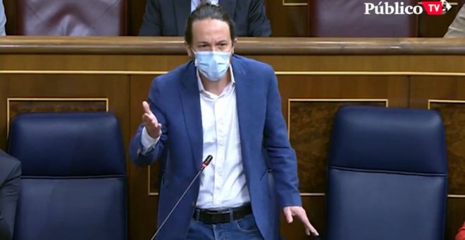 Pablo Iglesias, a Teodoro García Egea: "Perdóneme esta recomendación de republicano: no nos hagan el trabajo, señorías"