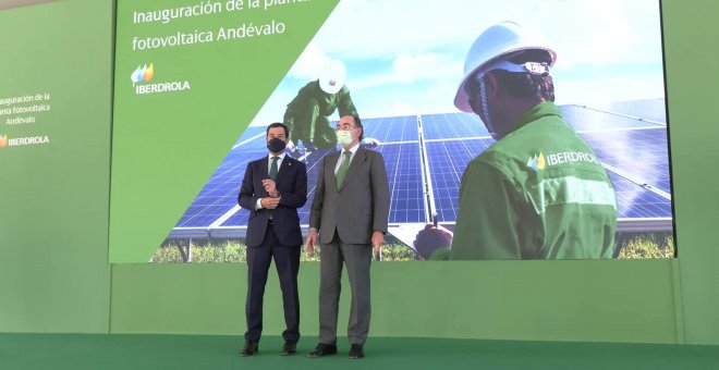 Moreno destaca el impulso en Andalucía a las energías renovables