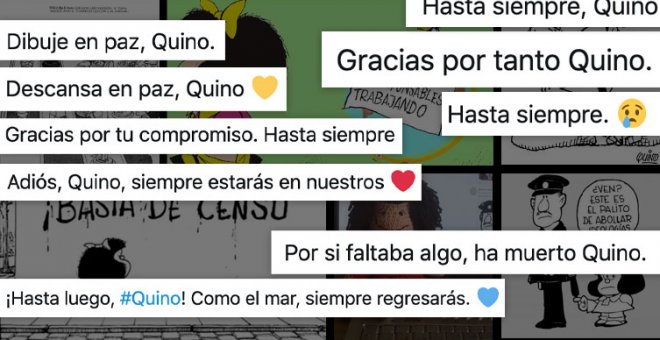 "Gracias por enseñarnos tanto a través de una niña": las redes sociales homenajean a Quino