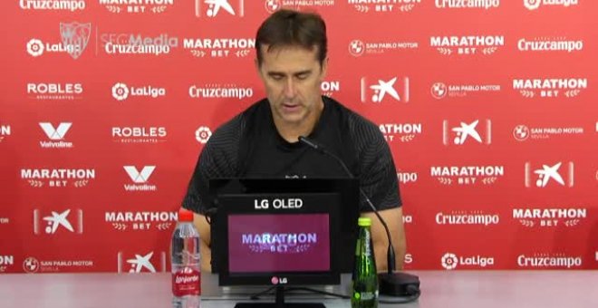 Lopetegui sobre fichajes: "Nos centramos en el Levante. El resto está bajo control de Monchi"