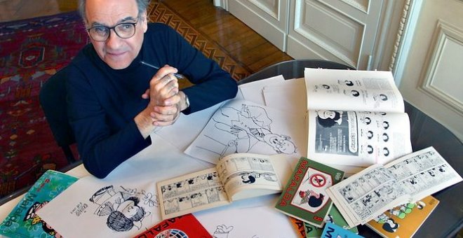 Adiós a Quino, el padre de Mafalda