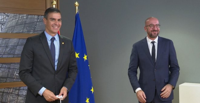 Pedro Sánchez se reúne con el presidente del Consejo Europeo