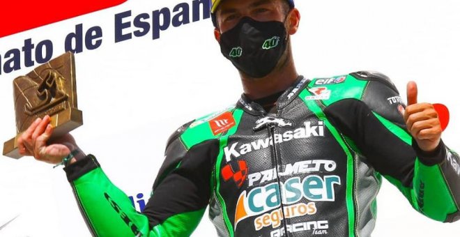 Román Ramos habla de su participación en la prueba del Campeonato de España de Superbike