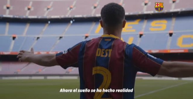 Sergiño Dest ya es jugador del Barça