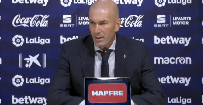 Zidane: "Son tres victorias y un empate, no puedo pedir más"