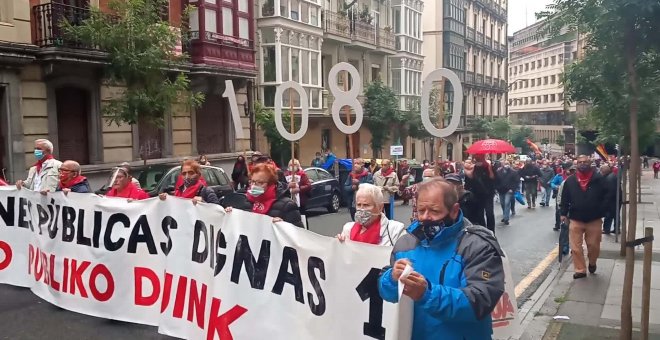 Movimiento de Pensionistas de Bizkaia pide a los partidos vascos que asuman responsabilidades