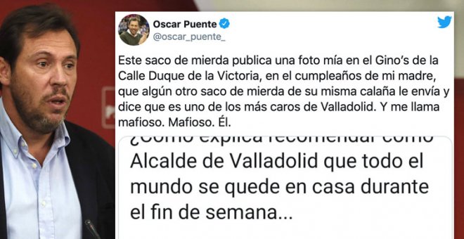 El alcalde de Valladolid estalla ante la enésima manipulación de la derecha: "Al saco de mierda, se le llama saco de mierda"