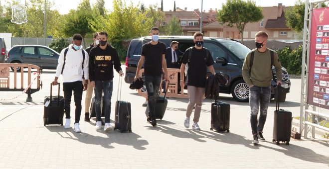 La Selección de fútbol se prepara los encuentros ante Portugal, Suiza y Ucrania