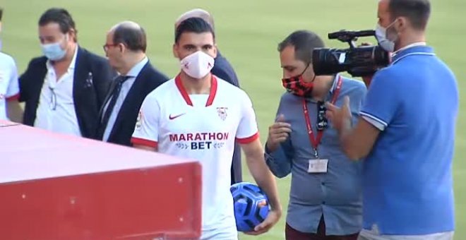 El Sevilla presenta los fichajes de Oussama Idrissi y Karim Rekik