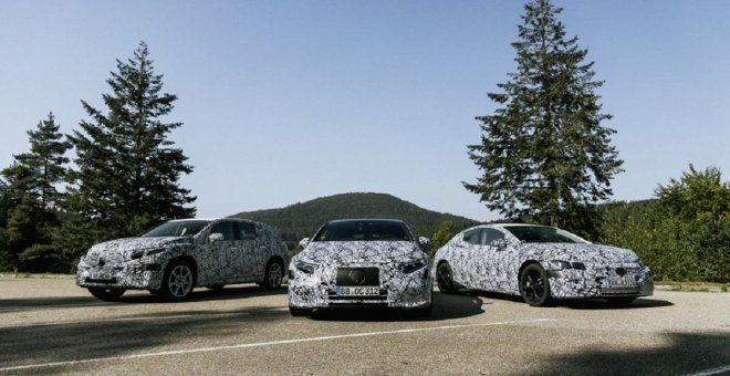 Estos son tres de los seis nuevos coches eléctricos que Mercedes-Benz ha confirmado oficialmente