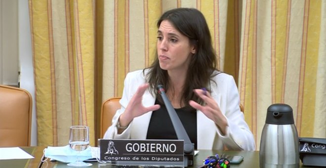 Irene Montero señala que las querellas contra Iglesias acaban "archivadas" y las del PP "con cárcel"