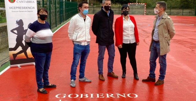 Cieza inaugura su pista polideportiva tras una inversión del Gobierno de 48.000 euros