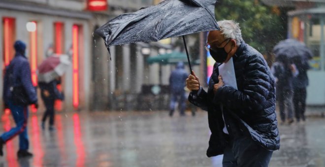 Lluvias débiles en el norte peninsular y vientos fuertes en Catalunya