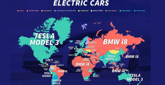 ¿Cuáles son los coches eléctricos más buscados del mundo en Google?
