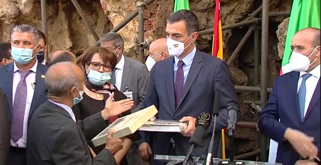 Sánchez visita gruta donde estuvo escondido Miguel de Cervantes