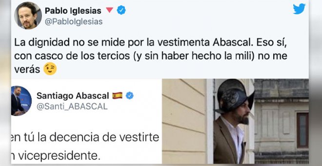 El zasca de Iglesias a Abascal, a cuenta de la forma de vestir: "Me ha dolido hasta a mí"