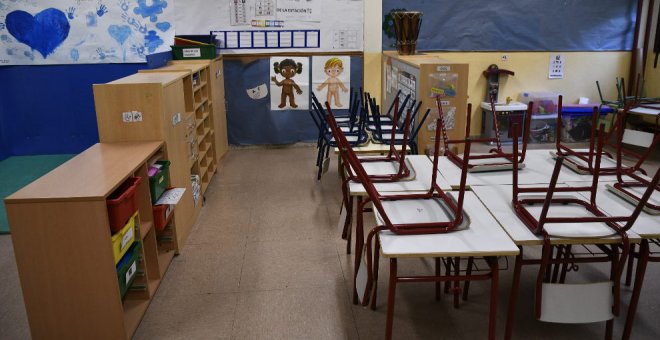 Solo dos aulas de Infantil y Primaria están en cuarentena en Cantabria