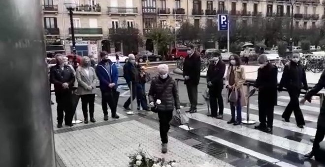 Homenaje en San Sebastián a Begoña Urroz, víctima del DRIL