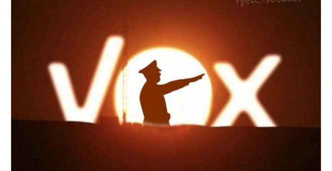 "¿Y qué vais a hacer luego? ¿Coger el fusil?": las respuestas al tuit amenazante de Vox tras la pintada de una estatua de Largo Caballero